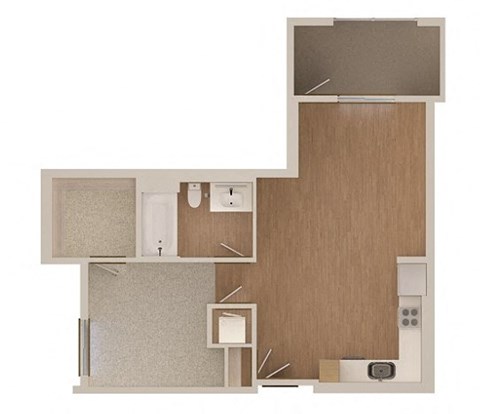 Floor plan at Malden Station by Windsor, Fullerton, CA